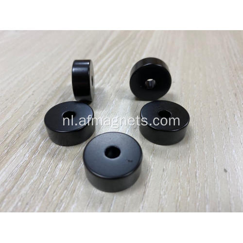 Neodymium magneten zwart epoxy gecoat